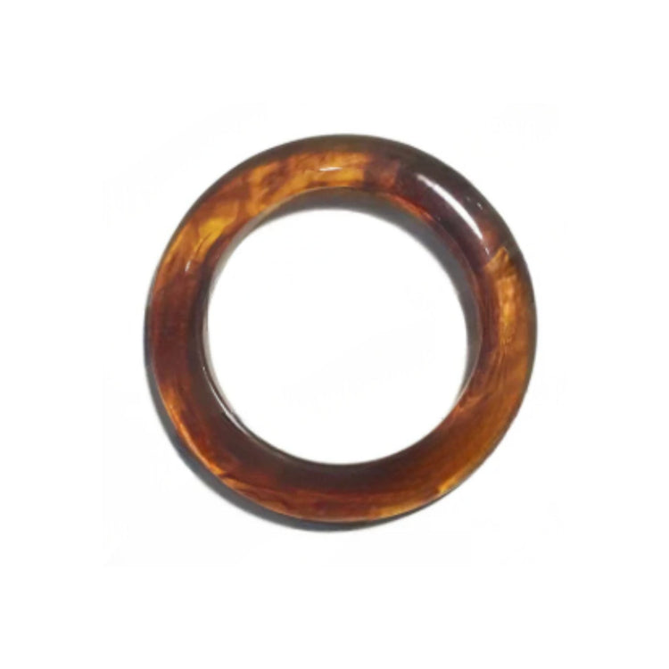 Amber Havana Tortoise  Resin Ring