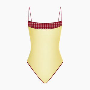 #Studio Motif - Red Gingham#Studio Luxe - Limoncello