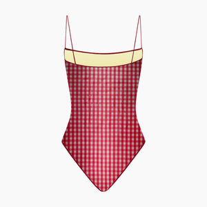 #Studio Motif - Red Gingham#Studio Luxe - Limoncello