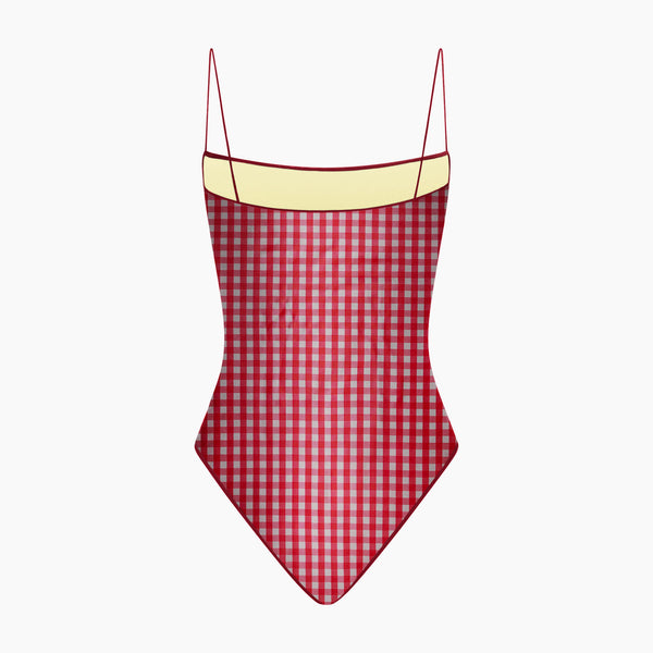 #Studio Motif - Red Gingham#Studio Luxe - Limoncello