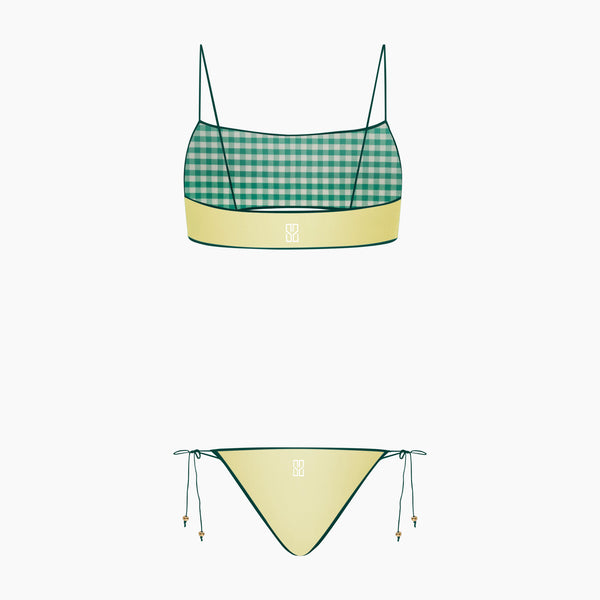#Studio Motif - Mint Gingham#Studio Luxe - Limoncello