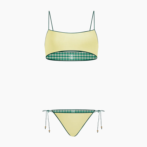 #Studio Motif - Mint Gingham#Studio Luxe - Limoncello