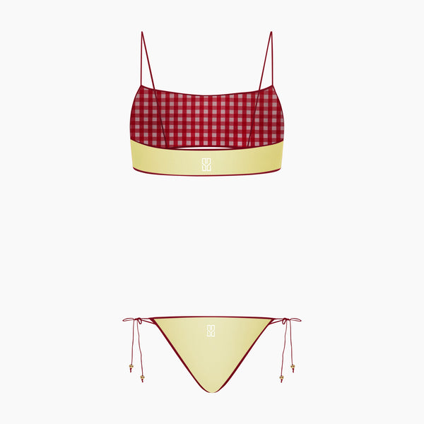 #Studio Motif - Red Gingham#Studio Luxe - Limoncello
