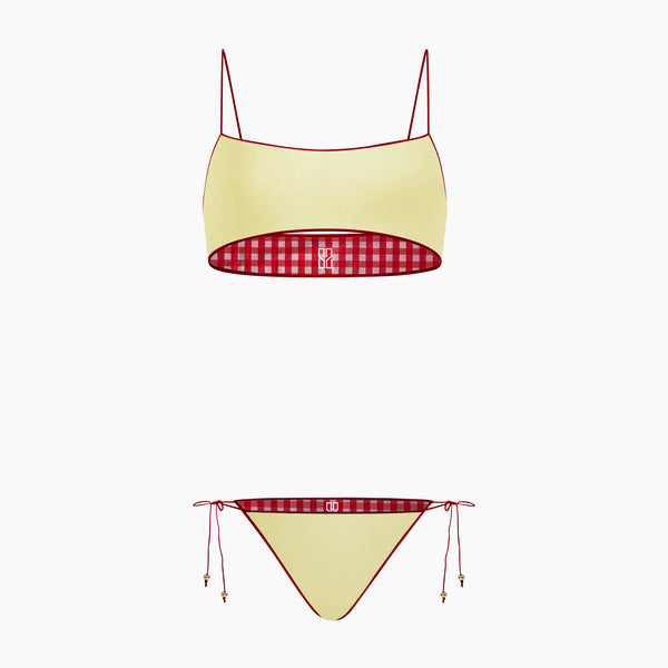 #Studio Motif - Red Gingham#Studio Luxe - Limoncello