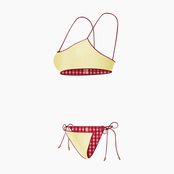 #Studio Motif - Red Gingham#Studio Luxe - Limoncello