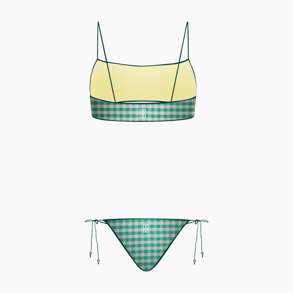 #Studio Motif - Mint Gingham#Studio Luxe - Limoncello